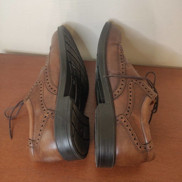 Ecco Men\'s Dress Shoes Brown Leather Oxford Size 10.5 (44) Lace Up. main image 6